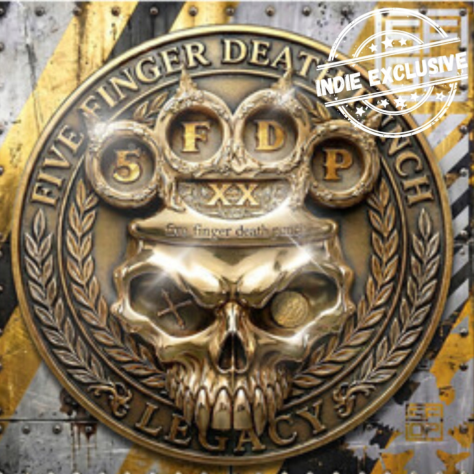 (PRE-ORDER) Five Finger Death Punch-Legacy (INEX) (Amber Wave Vinyl) (LP)