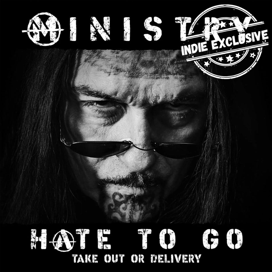 (PRE-ORDER) Ministry-Hate To Go: Take Out Or Delivery (INEX) (Black/White Butterfly Burst Vinyl) (LP)