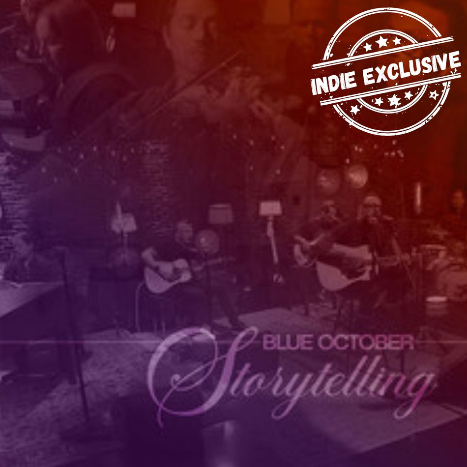 (PRE-ORDER) Blue October-Storytelling (INEX) (Red Marble Vinyl) (2XLP)