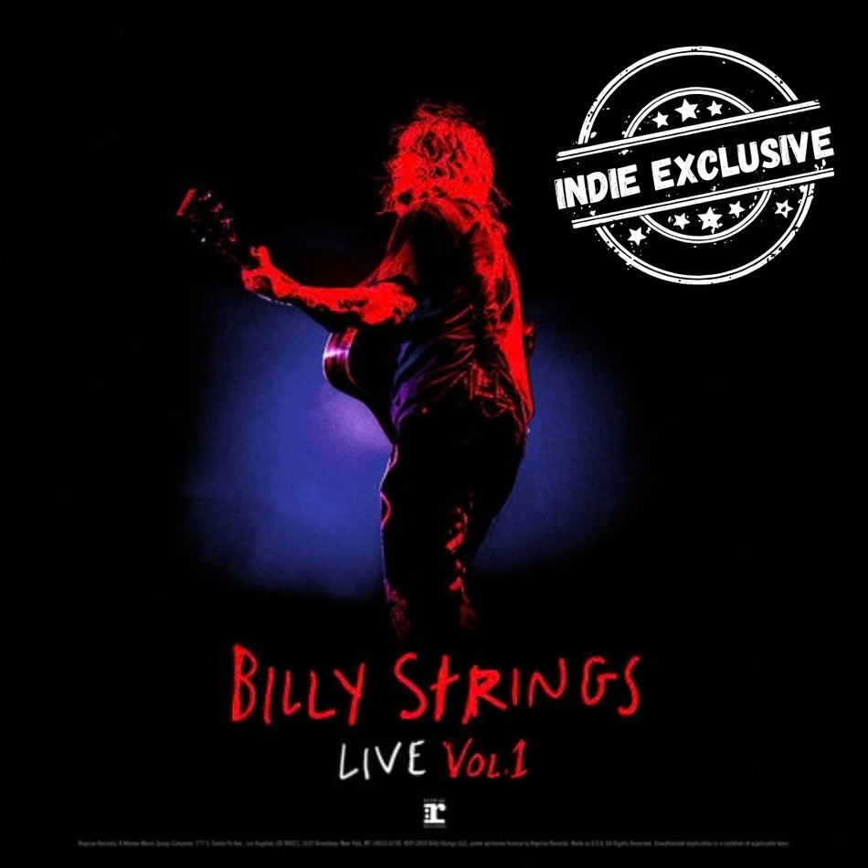 Billy Strings-Billy Strings Live Vol 1 (2XLP) (Translucent Blue) (INEX)