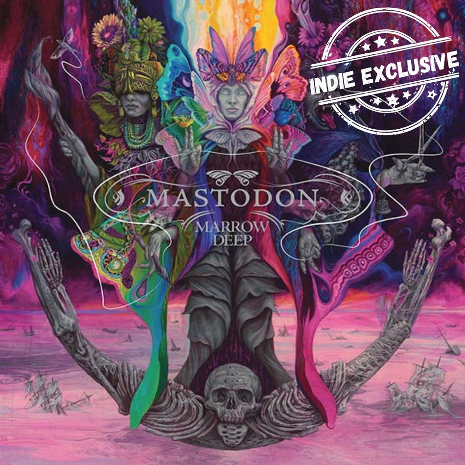 (PRE-ORDER) Mastodon-Marrow Deep (INEX) (Coke Bottle Clear Vinyl) (2XLP)
