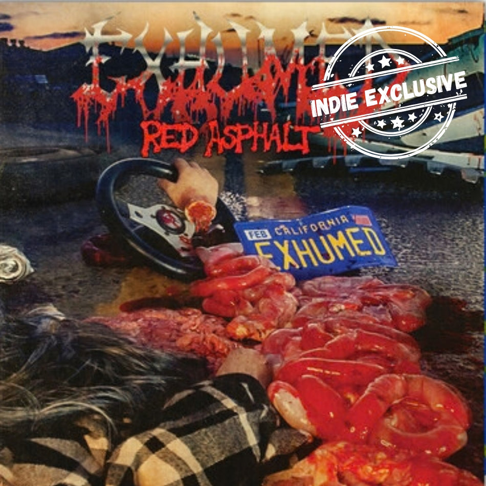 Exhumed-Red Asphalt (INEX) (Blue Splatter Vinyl) (LP)