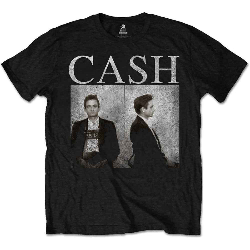 T-Shirt: Johnny Cash-Mug Shot (officially licensed)
