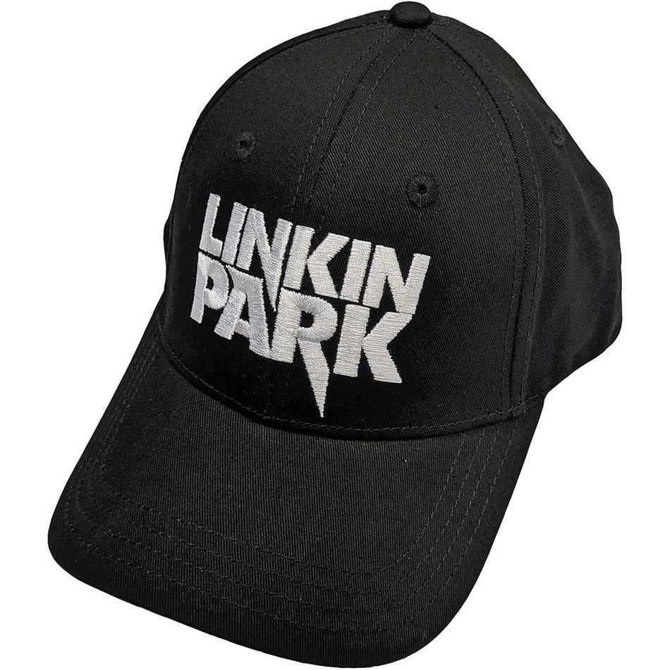 Hat: Linkin Park Unisex Baseball Cap-White Logo (officially licensed)