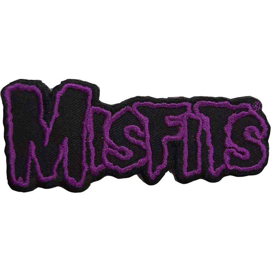 Patches: Misfits Standard Patch: Purple Border Logo (officially licensed)