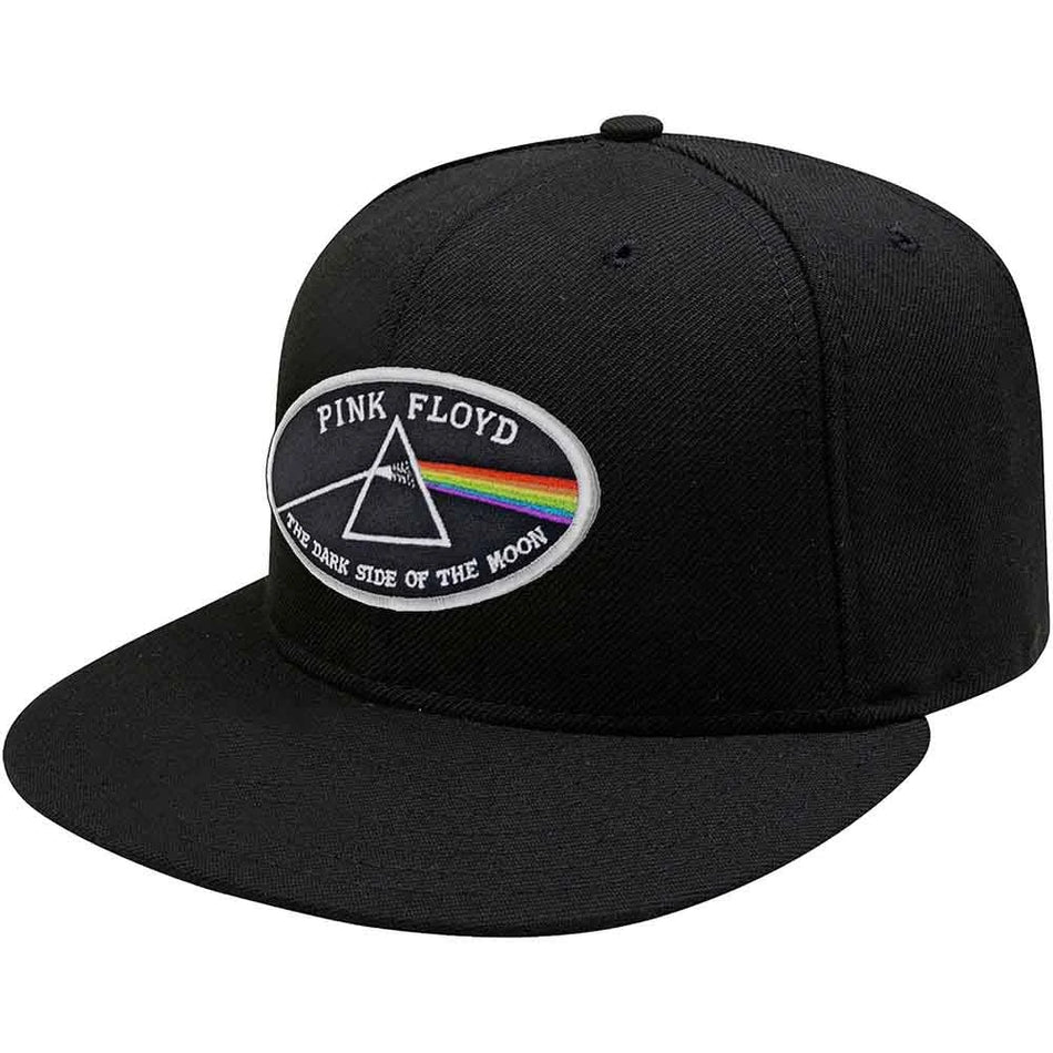 Hat: Pink Floyd-Unisex Snapback Cap: The Darkside of the Moon Logo (offically licensed)