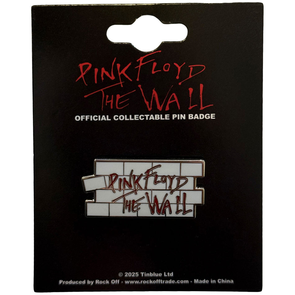 Pin Badge: Pink Floyd: The Wall Logo (officially licensed)