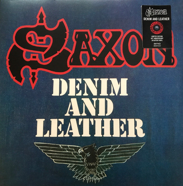 Saxon-Denim and Leather (Splatter LP)