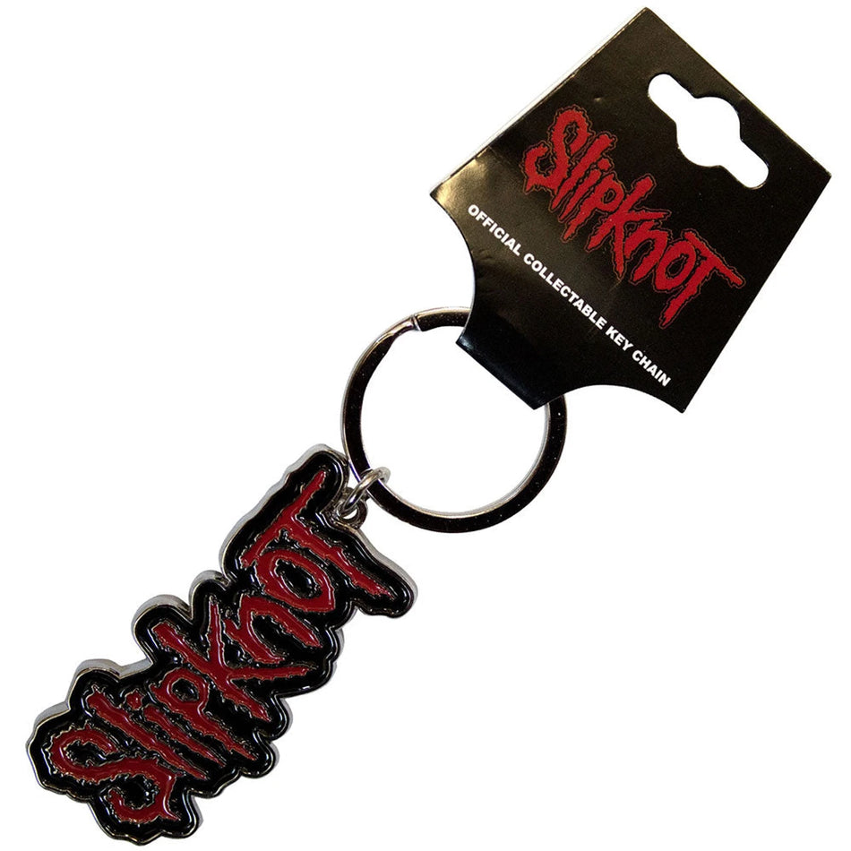 Keychain: Slipknot-Red Text Logo (officially licensed)