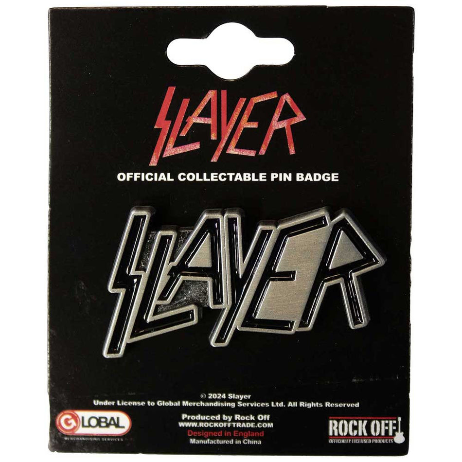 Pin Badge: Slayer: Logo (officially licensed)