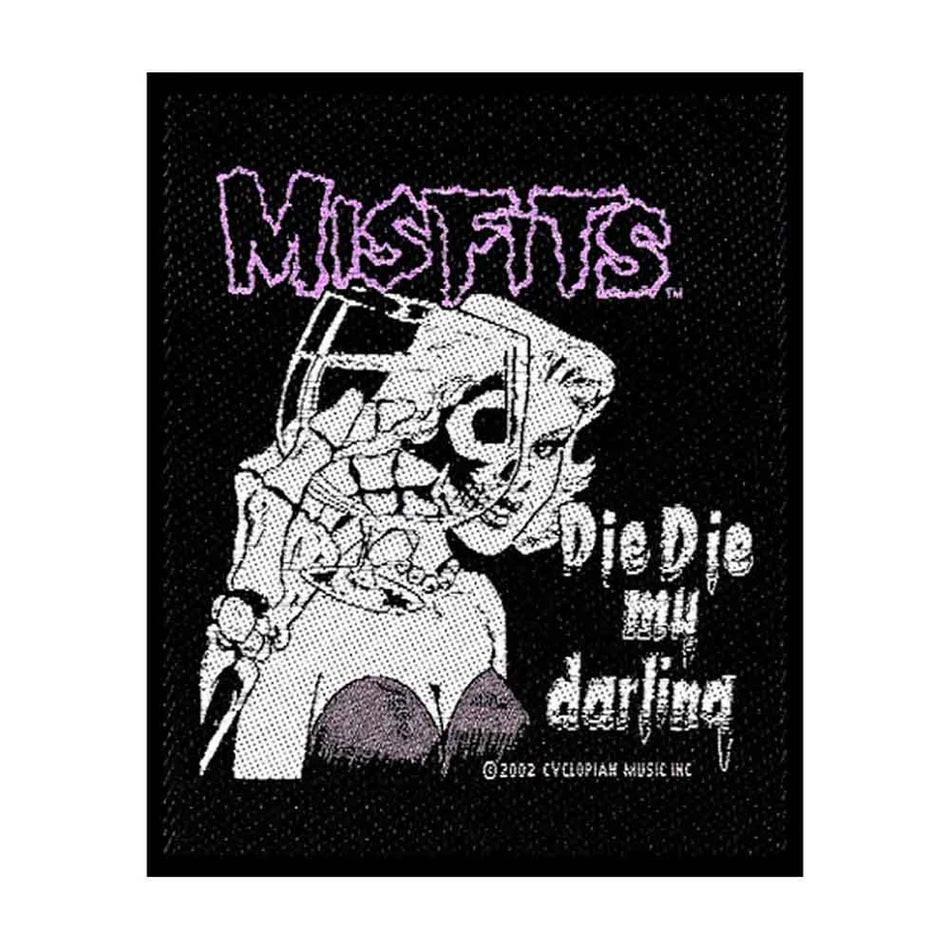 Patches: Misfits Standard Patch: Die Die My Darling (officially licensed)