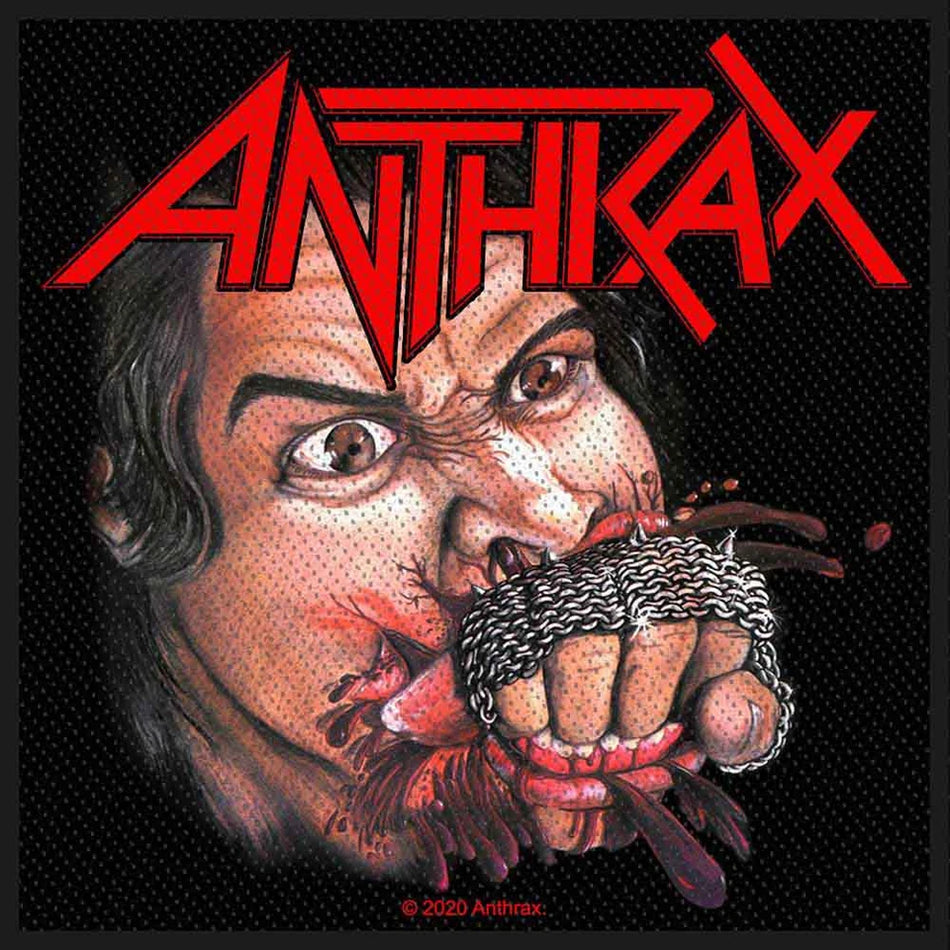 Patches: Anthrax Standard Patch: Fistful Of Metal (officially licensed)