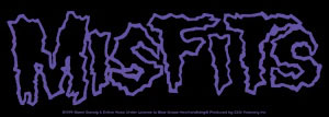 Stickers: Misfits (Blue Logo) (officially licensed)