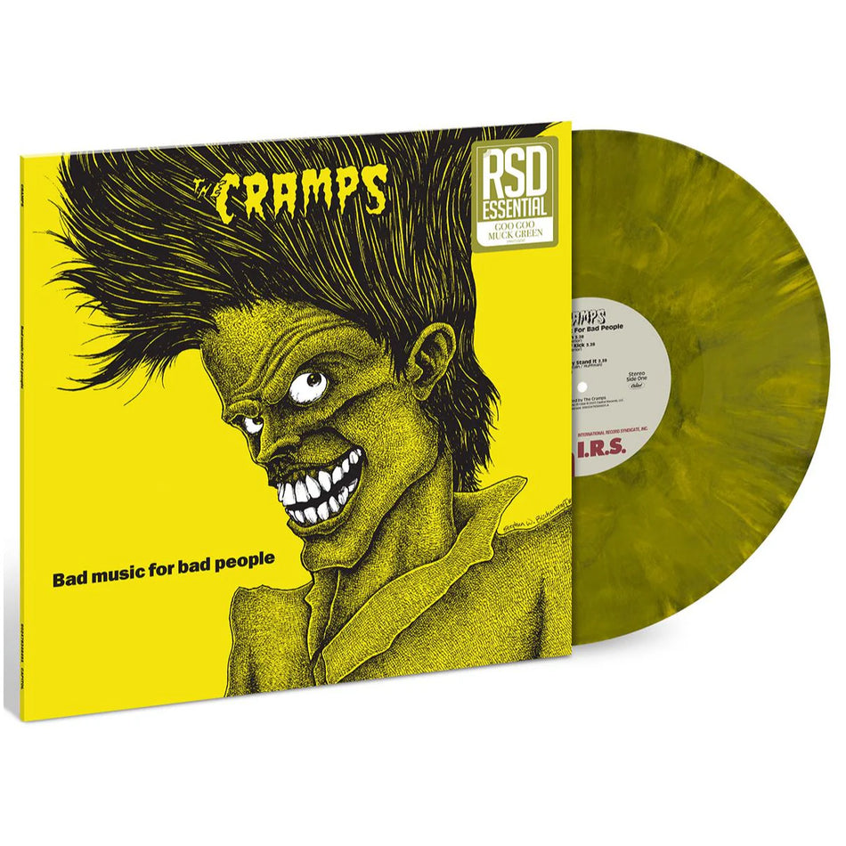 (PRE-ORDER) The Cramps-Bad Music for Bad People (Goo Goo Muck Green LP)