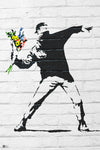 Poster-Banksy Flower Bomber